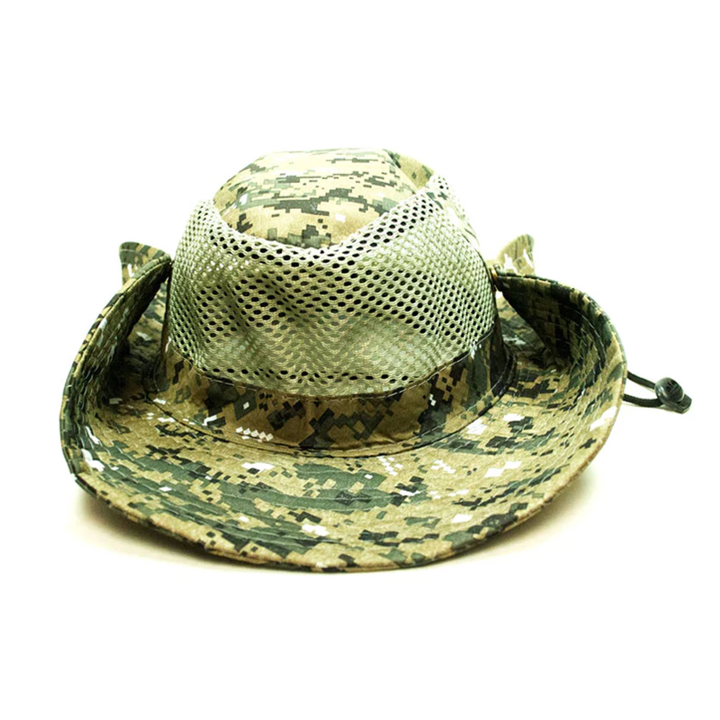 HALLEE - Wholesale Bucket Hat - Unisex - Desert Digital Camouflage Mesh Bucket Hat - Assorted4