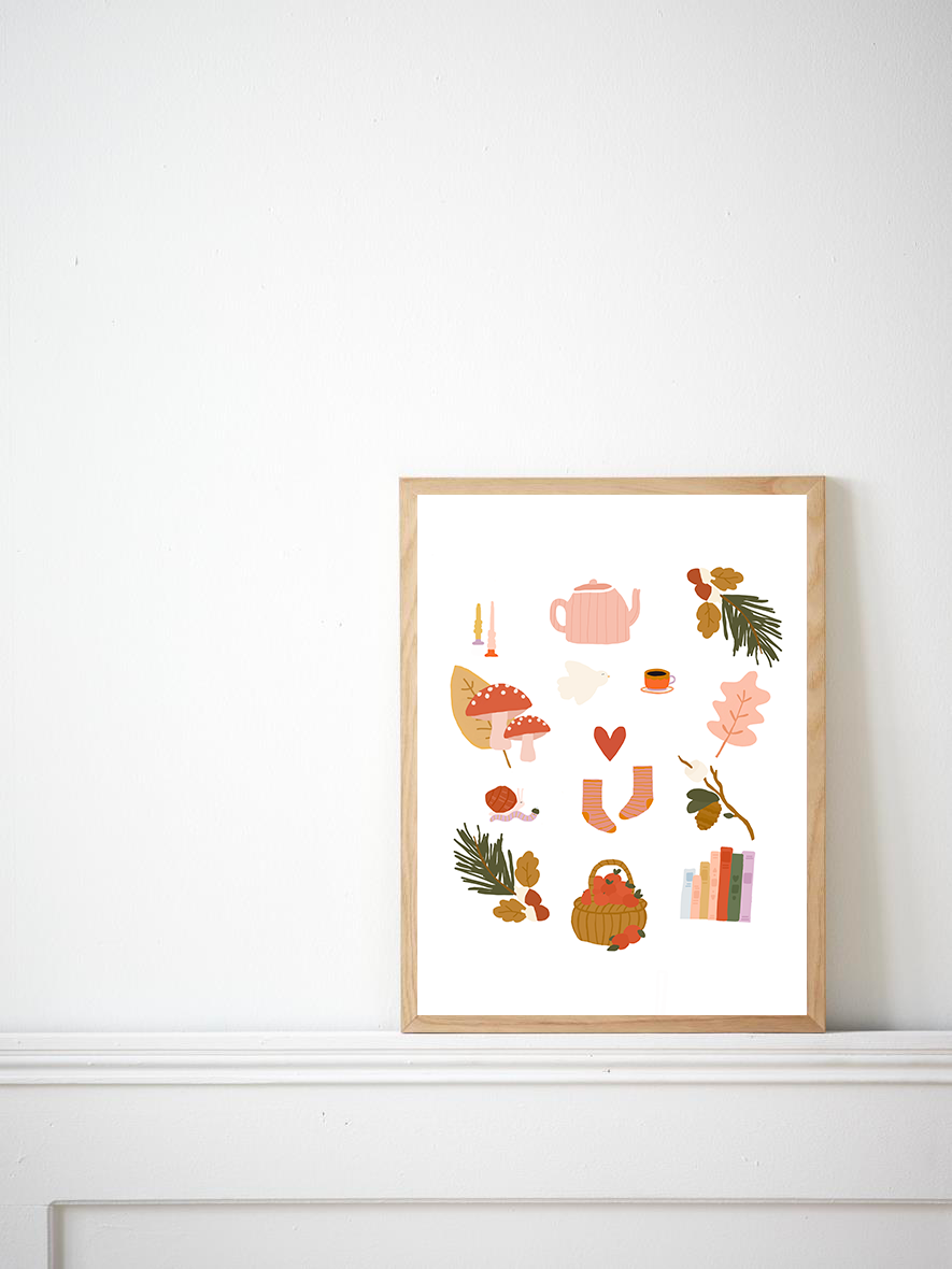 LE PAPIER GRAPHIQUE - Wholesale Everyday Greeting Card - Autumn Treasures - Simple Card3