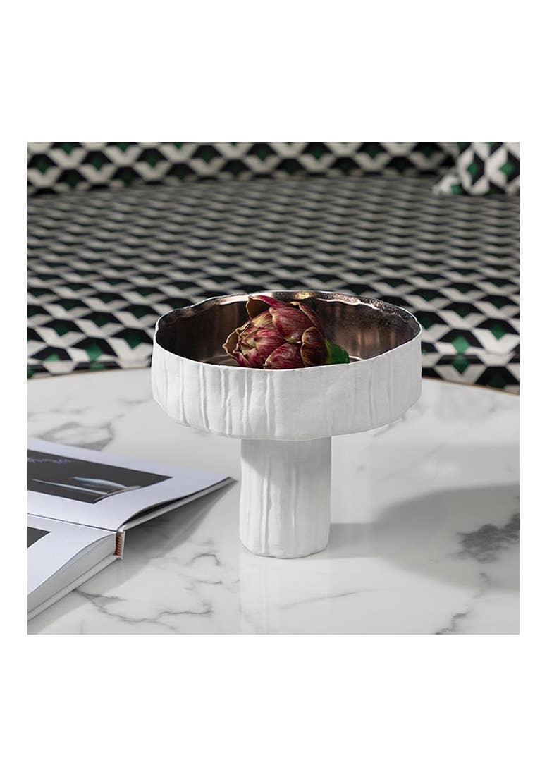 Ohno – wholesale Decorative plate/dish/bowl – OHNO Home Accessories Uta Scale - White1