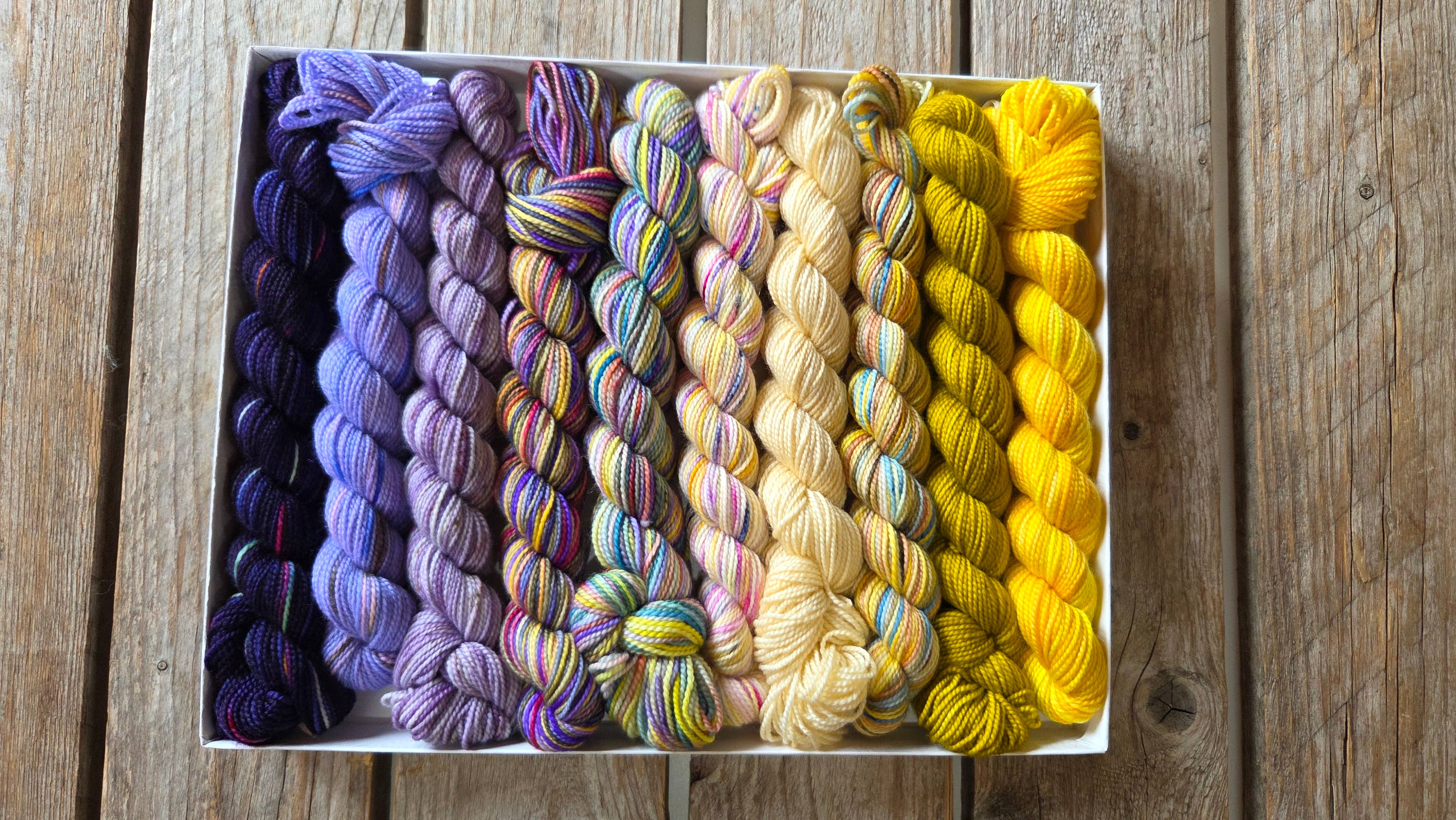 Koigu Wool Designs - Wholesale Yarn - Wibbly-Wobbly Scarf Mini Skein Sets (LYS DAY 2026)28