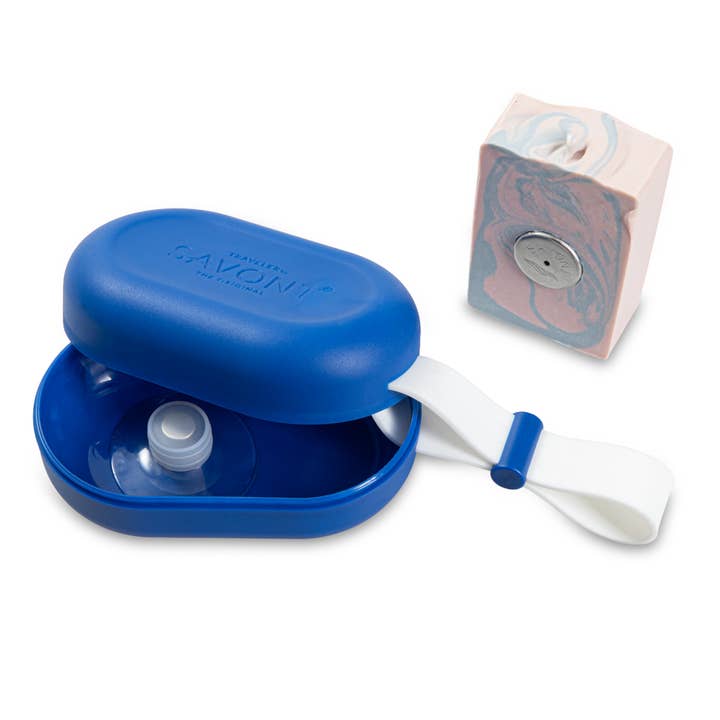 Traveler Seifendose SAVONT mit Magnet Seifenhalter für den Großhandel von FAIRSAVONT eG.