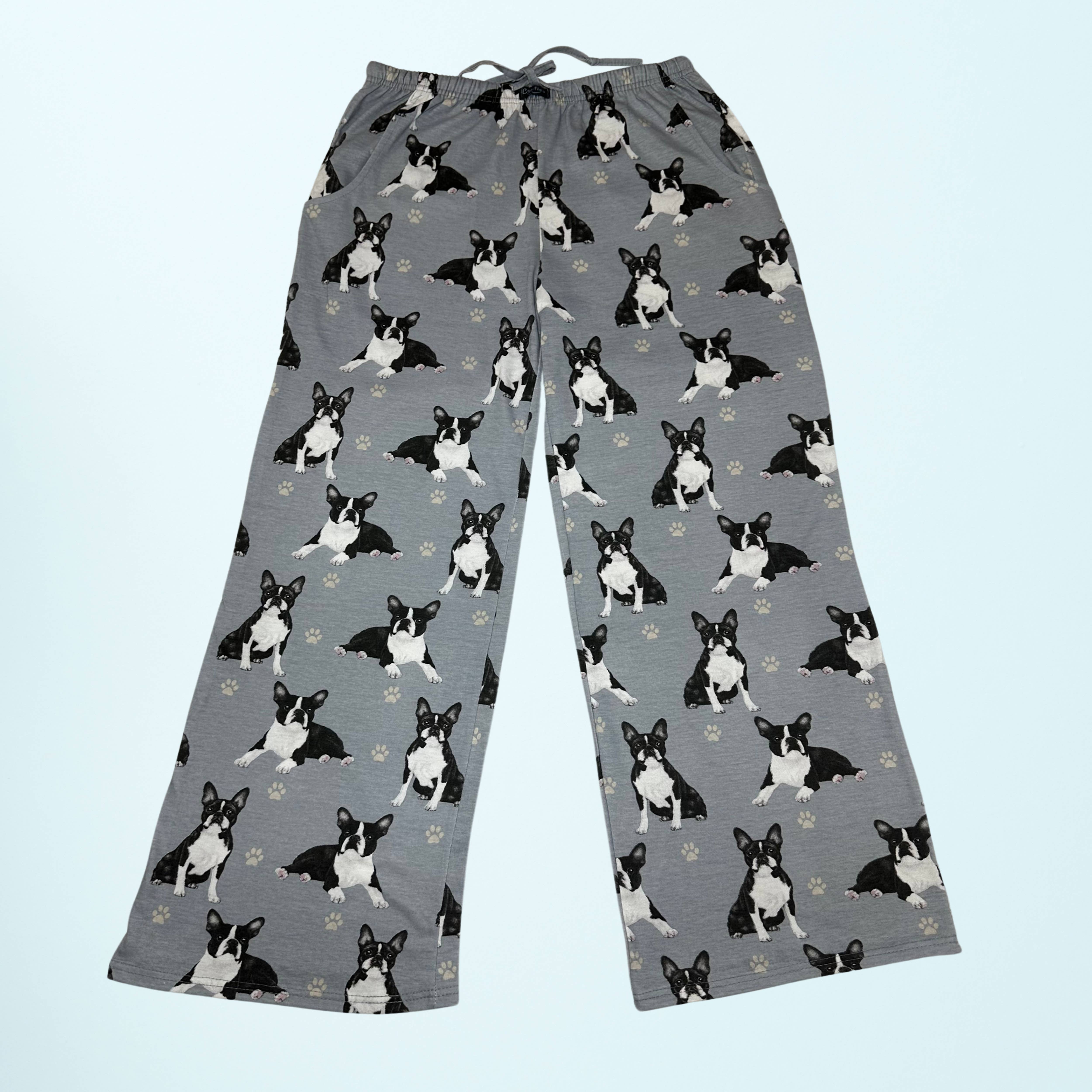 E&S Pets - Vente Bas de pyjama – femme - Bas de pyjama Boston Terrier - Pantalon de pyjama pour amoureux des animaux6