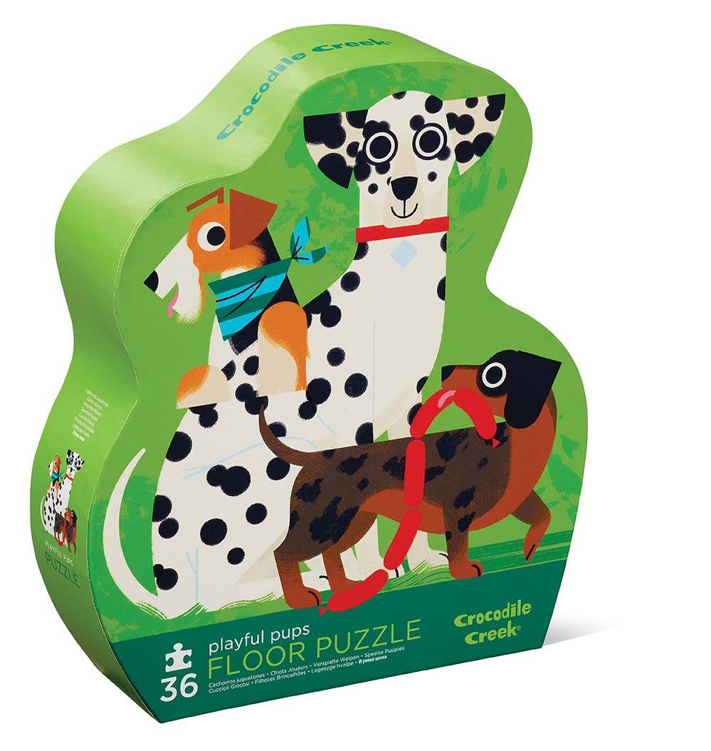 Crocodile Creek Inc. - Wholesale Puzzle - Kids - 36-Piece Puzzle - Playful Pups0