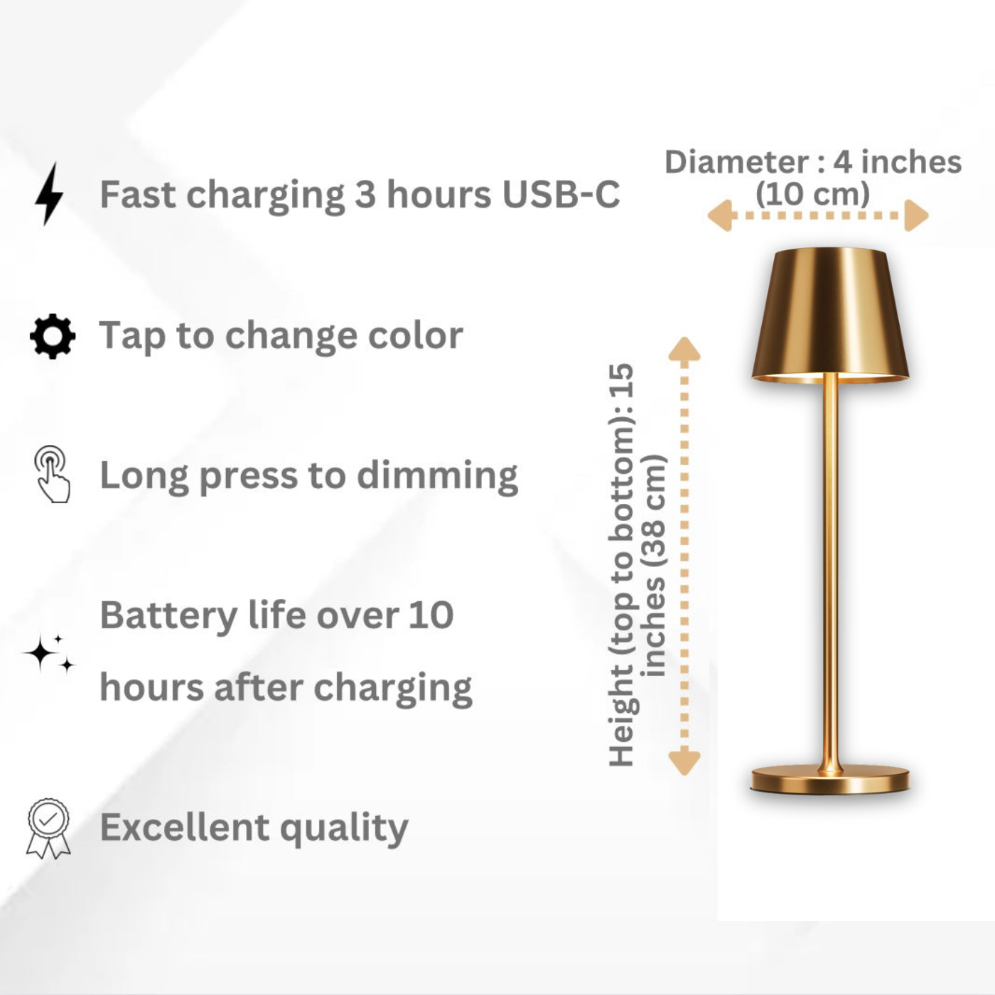 NUMI Wholesale – Engroshandel Skrivebordslampe – Helsinki moderne trådløse bordlampe - KØB 1, FÅ 1 GRATIS4