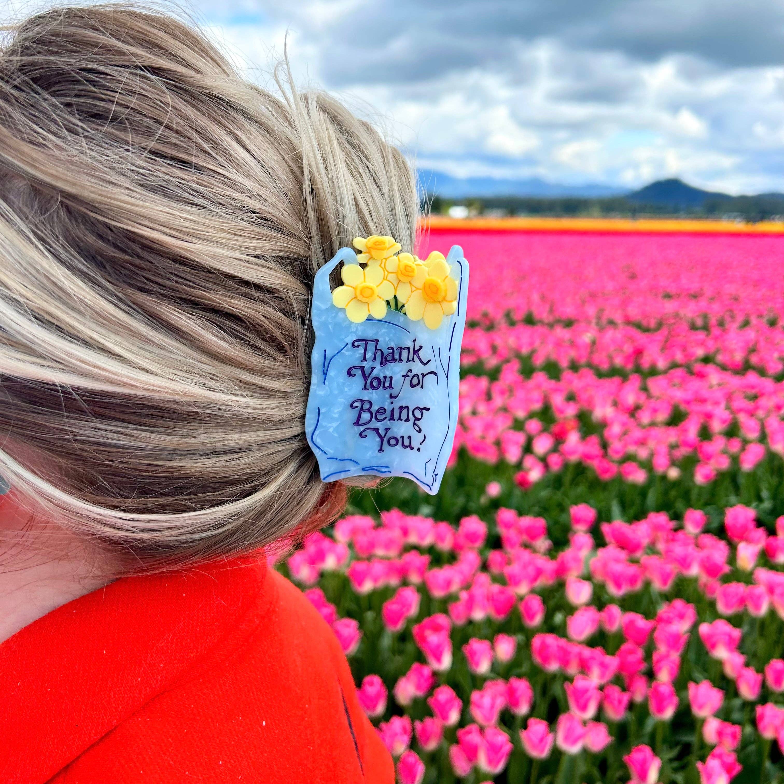 The Peach Fuzz - Wholesale Hair Accessories Set - Women's - Thank You Bag Hair Claw TPF x Lindsey Cherek Waller1