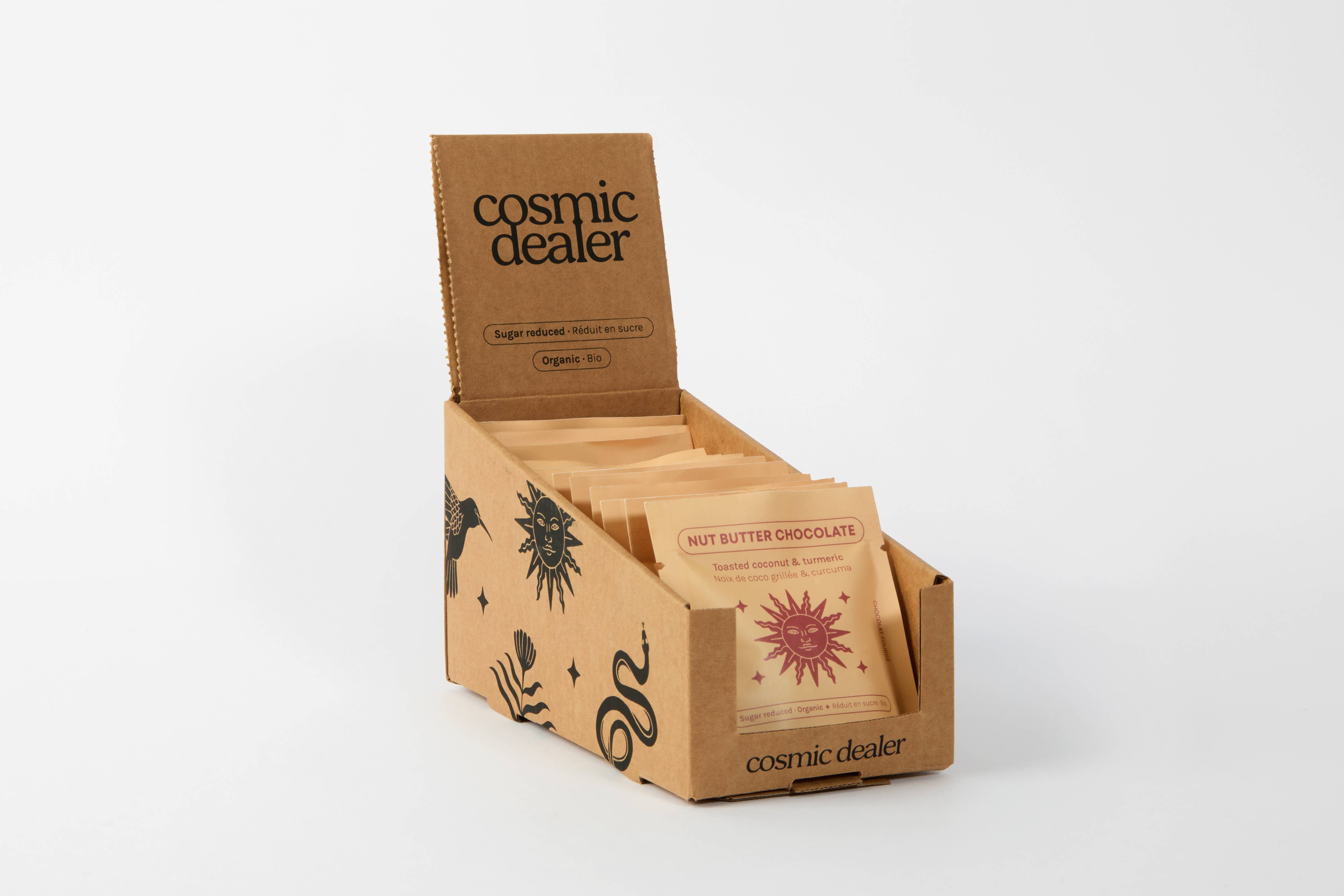 Cosmic Dealer - Wholesale Chocolate Bar - 



Single nut butter chocolate - Coconut - SRP 16 unit1
