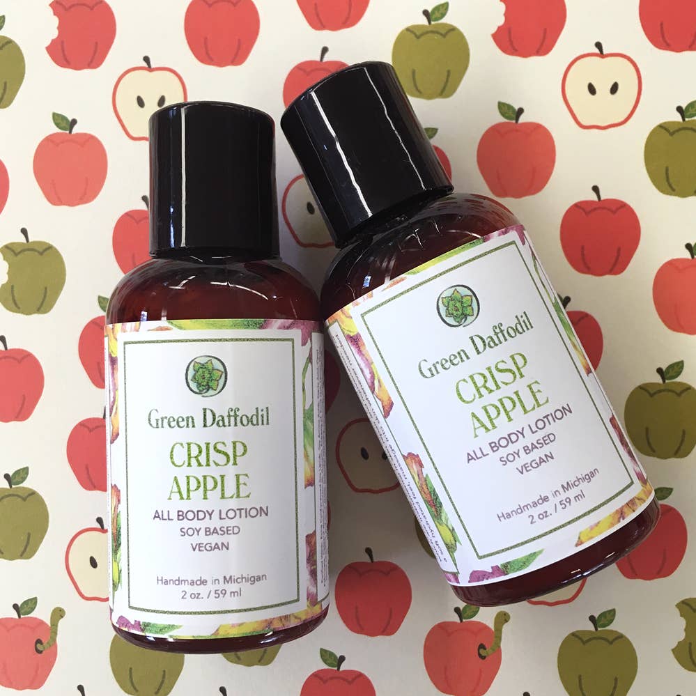 Green Daffodil Bath & Body - Wholesale Hand & Body Lotion - Crisp Apple Mini Soy Lotion Bottle - Travel Size2