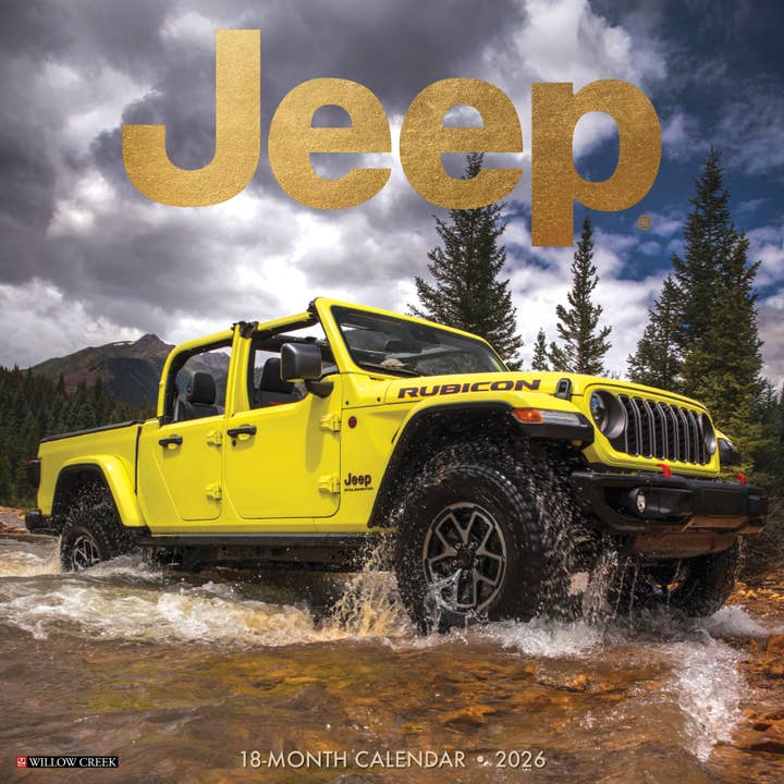 Jeep 2026 Muurkalender voor wholesale door Willow Creek Press & Gifts