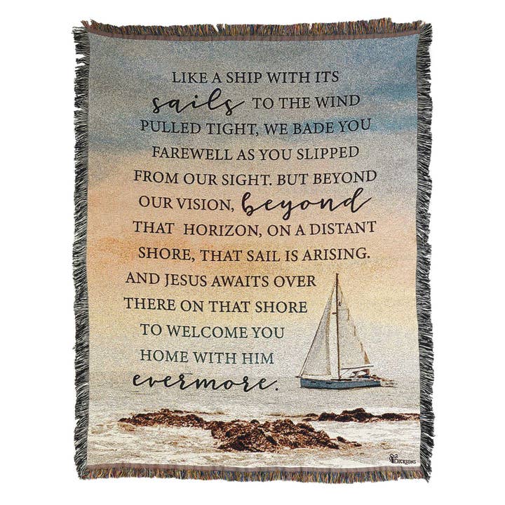 Throw We Bade You Farewell 48x68 for wholesale by Magnolia