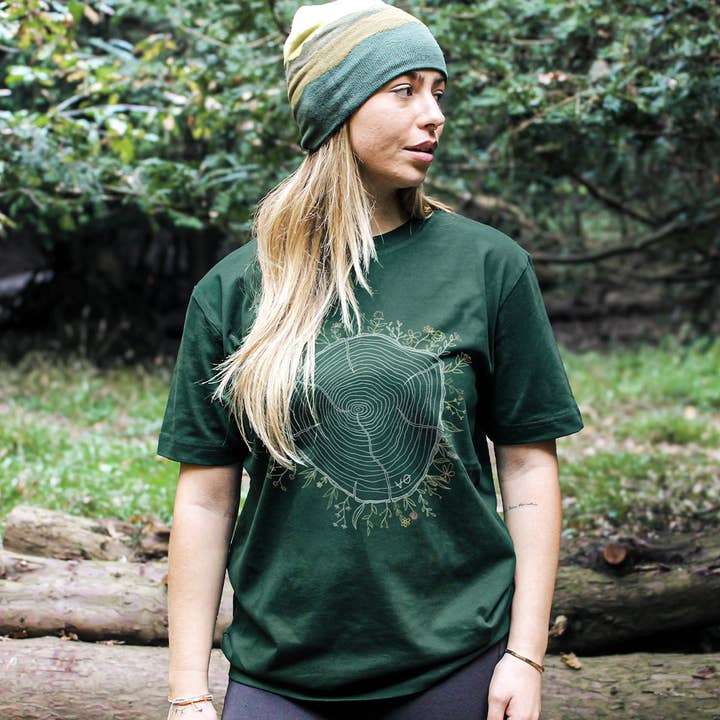 T-shirt Anneaux d'Arbre (Unisexe) pour la vente par VO