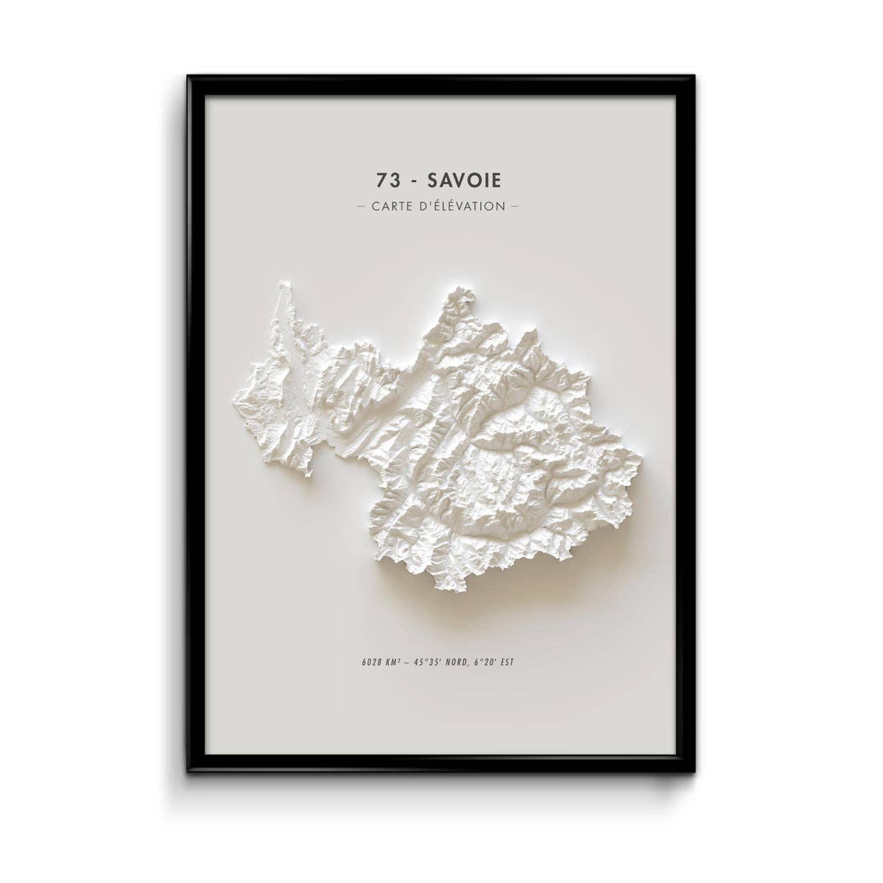 Finke - Wholesale Art Print - Savoie Elevation Map0