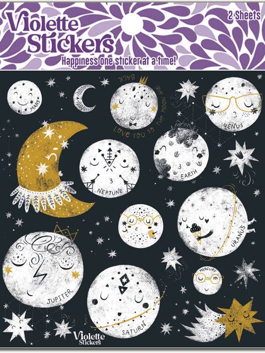 K272 Planet Sky Klistermærker for engroshandel hos Violette Stickers