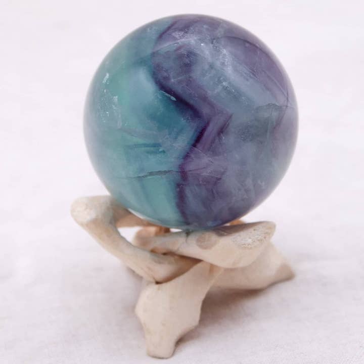 Tiny Rituals - Wholesale Spiritual Stone/Crystal - Rare Rainbow Fluorite Spheres - AAA Premium Quality9