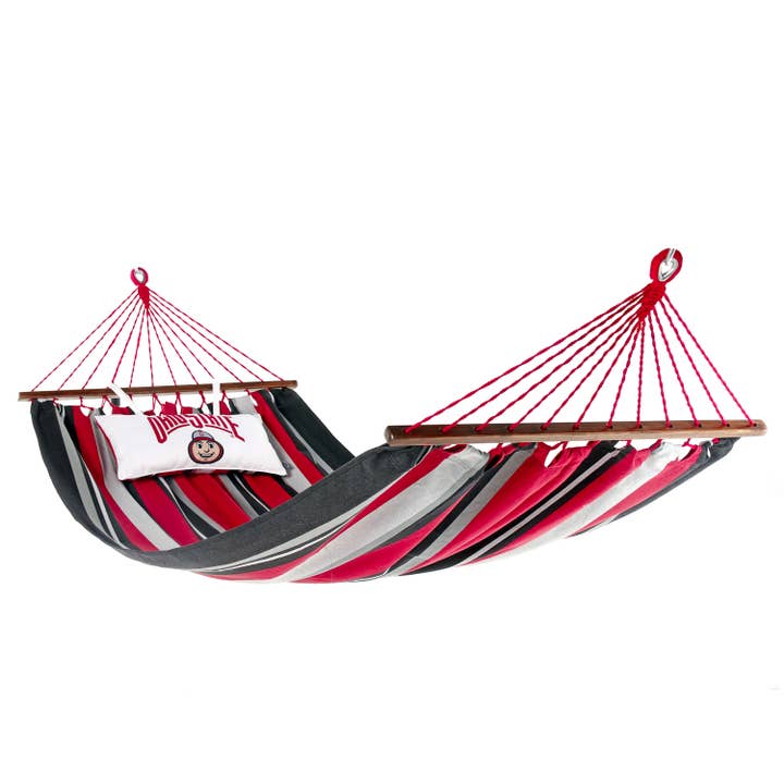 OHIO STATE Buckeyes BRUTUS Hammock - Officially Licensed for wholesale by Campus Hammocks