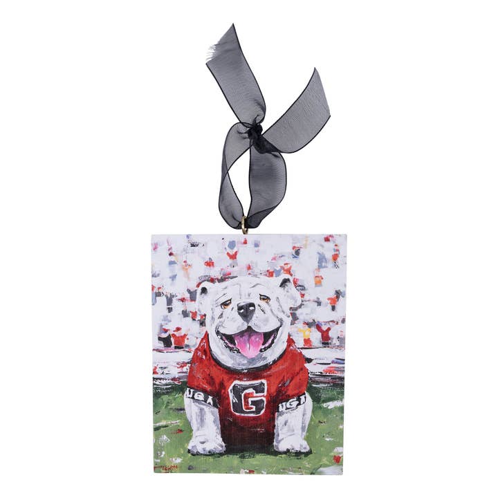 UGA Dawg Block Canvas for wholesale by Glory Haus