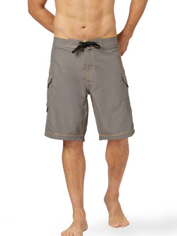 Maui Rippers – Engroshandel Badeshorts – Mænd – Hawaiian Octo Tako Fiskeshorts - Grå2