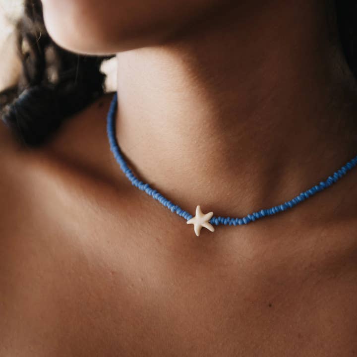 Pineapple Island - Vente Collier de perles - Collier Étoile Tidepool, Collier Perlé7