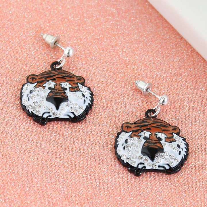 Auburn "Aubie" Earrings for wholesale by Seasons Jewelry