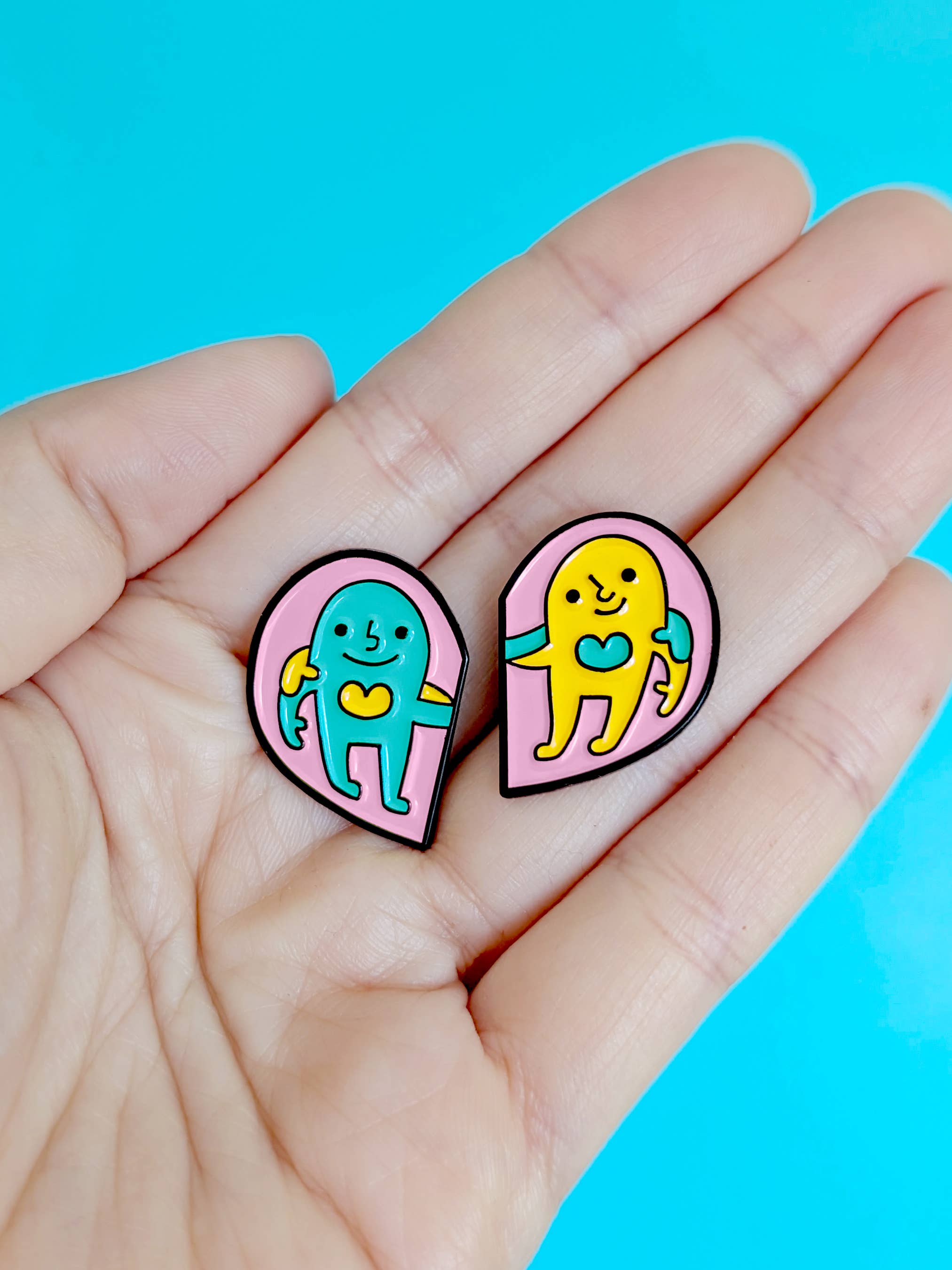 Chika Ando Illustration - Wholesale Lapel Pin/Button - Buddy Pins - A Cute Pair Of Enamel Pins8