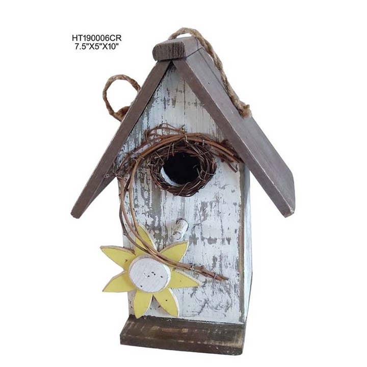 Rustic Country Home Birdhouse for Garden for wholesale by Tellon Investment & Trade