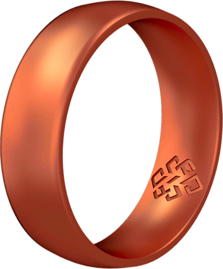 Knot Theory Silicone Ring - Wholesale Band/Stacked Ring - Knot Theory Copper Arc Comfort Fit1