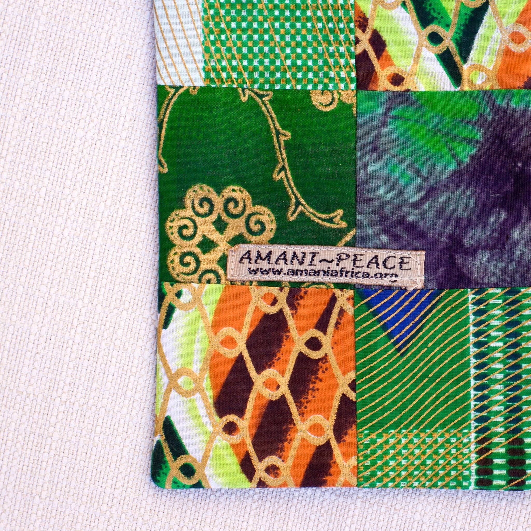 Amani ya Juu - Venta al por mayor Chal - Mujer - Estola Kitenge Patch Pastor2