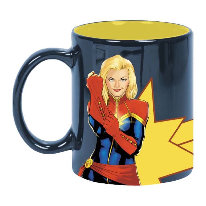 Captain Marvel - Stehende Burst Kaffeetasse für den Großhandel von Official Store