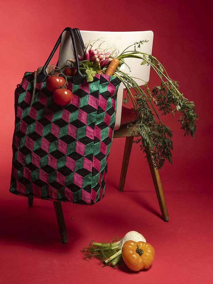 Le N3 Grün Tasche – Handbestickt für den Großhandel von Céleste Mogador