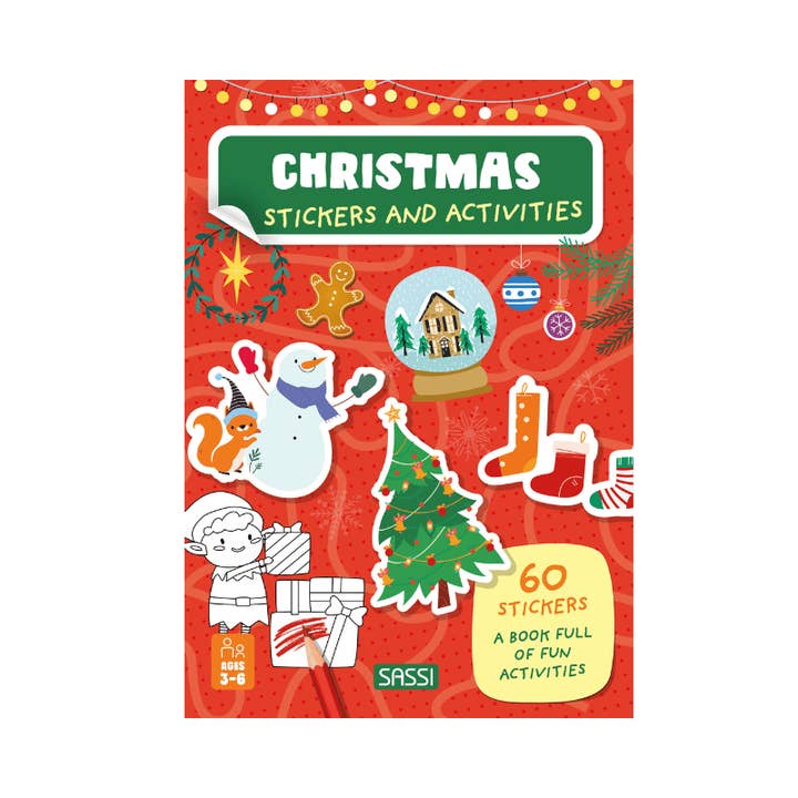 Axis Toys & Gifts - Wholesale Sticker – Child & baby - Sassi Stickers and Activities Book - Christmas