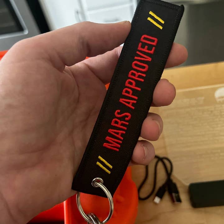 Étiquette de vol approuvée par Mars pour la vente par Red Planet Resorts LLC