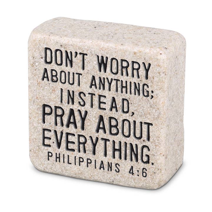 Dicksons - Wholesale Decorative Tabletop Object - LCP Pray Scripture Stone