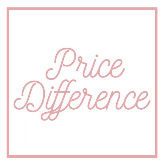 PRICE DIFFERENCE for wholesale by GiftsbyPR