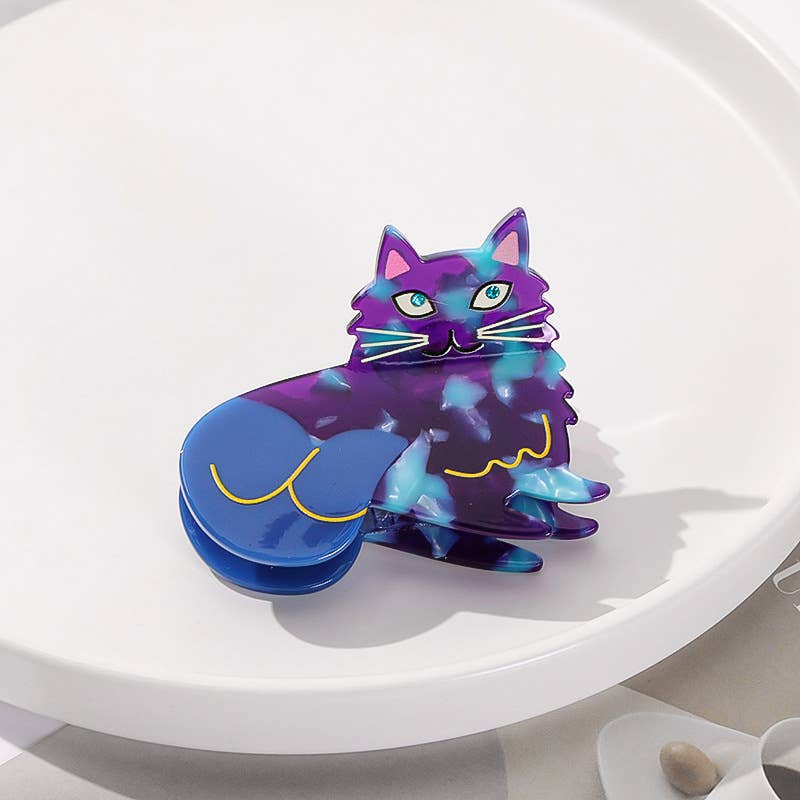 SoapElenGlen – Großhandel Haarclip – Damen – Niedliche Katzen- & Hunde-Acetat-Haarspangen.2