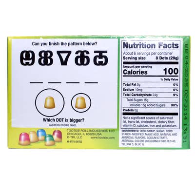 I Got Your Candy - Wholesale Hard Candy - Dots Assorted Lemonade 6.5oz - 12ct