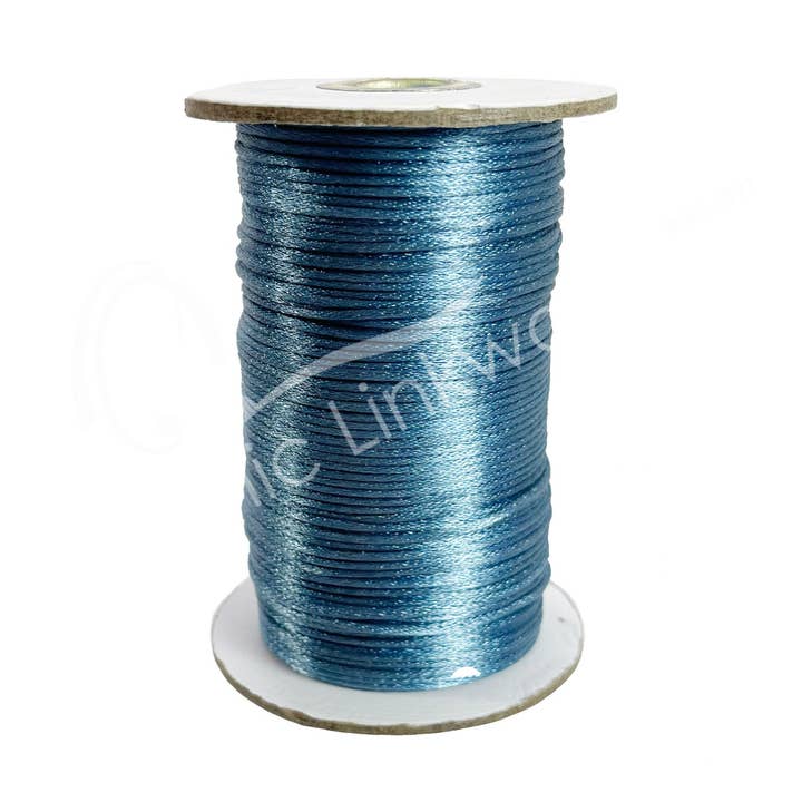 Oceanic Linkways Inc - Wholesale Spiritual Stone/Crystal - (ROLL)CORD - RAT TAIL 2MM 144 YDS DARK BLUE0
