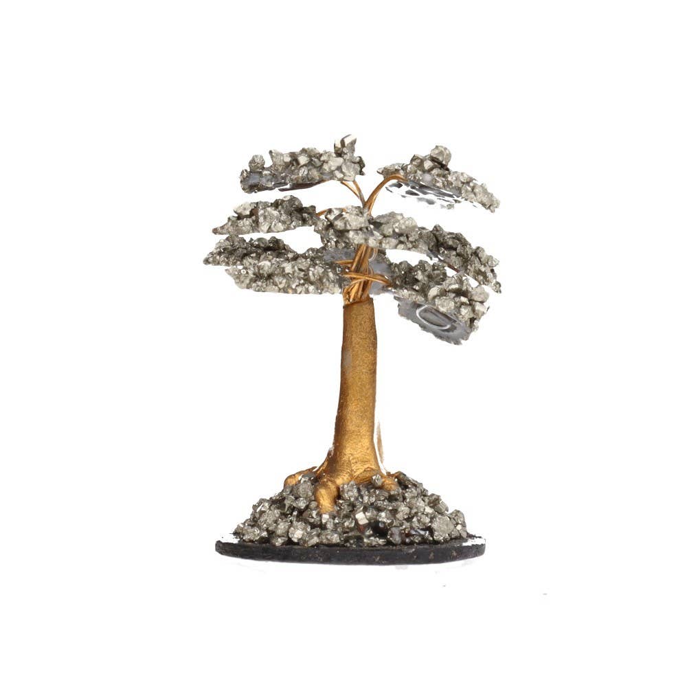 Vives de la Cortada S.L - Wholesale Spiritual Stone/Crystal - Pirita Tree Mini with Pirita Base1
