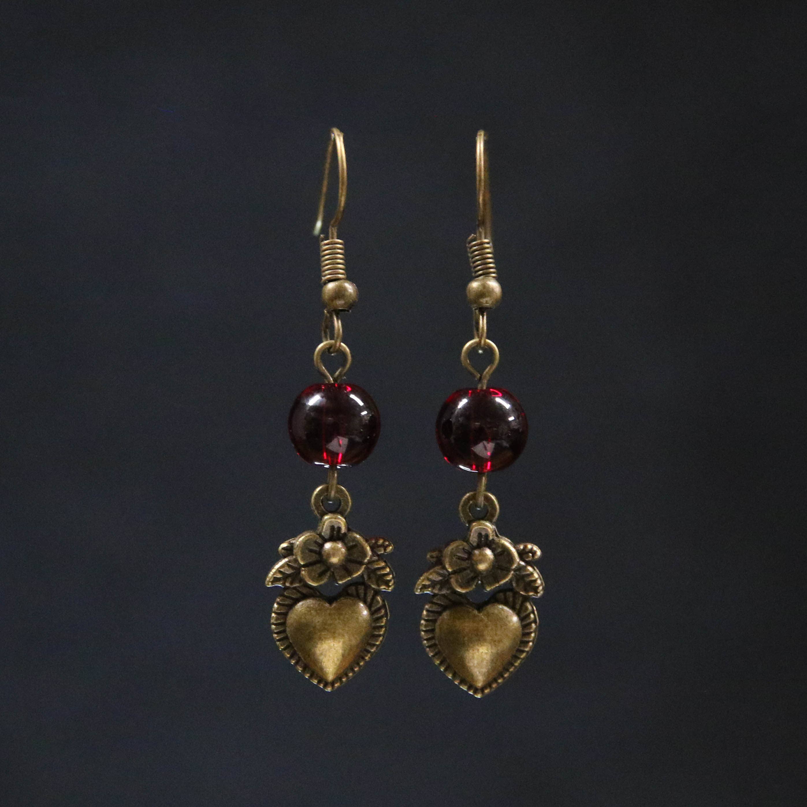 JAC Jewelry Designs - Wholesale Dangle Earrings - Sacred Heart Earrings