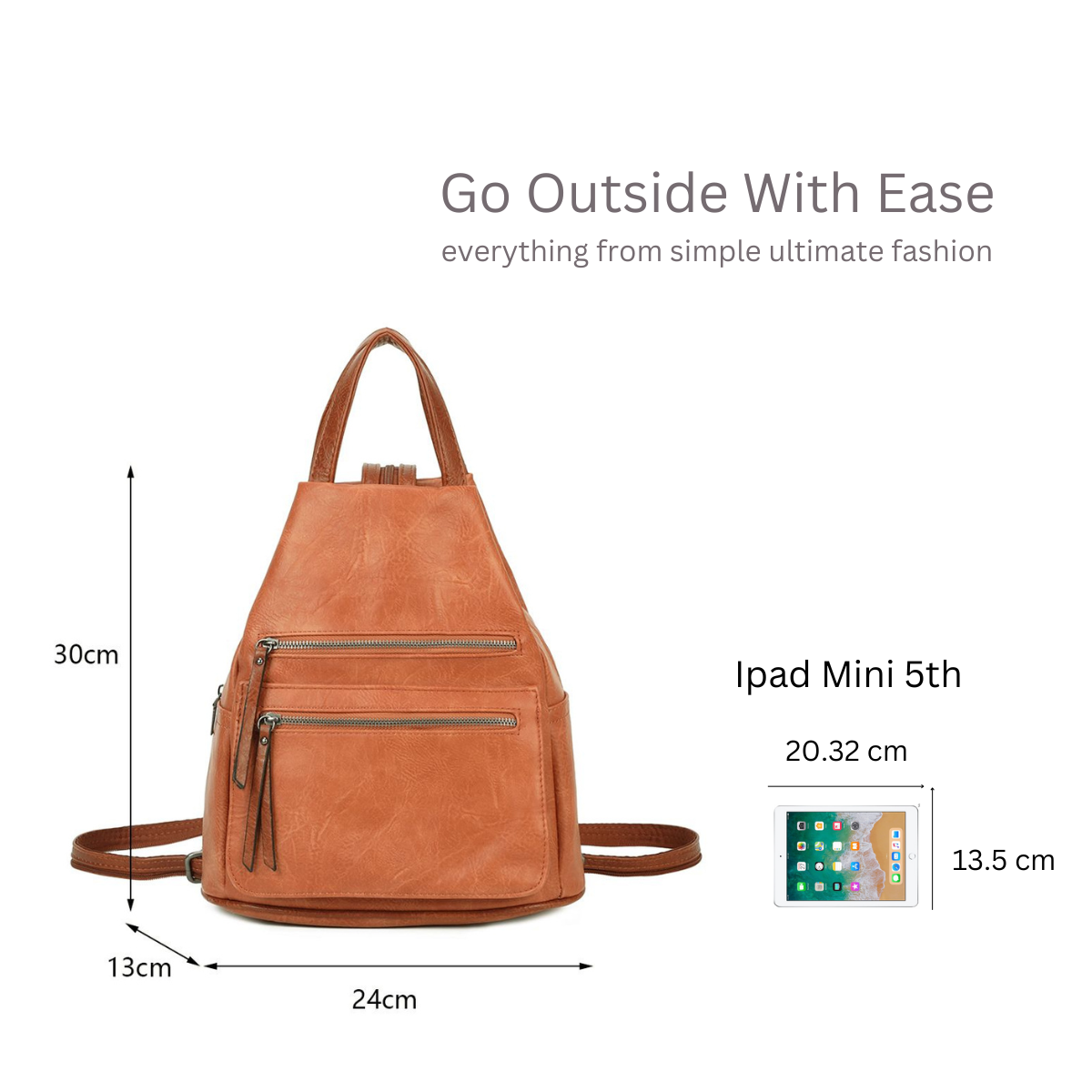 Ellas Trading - Wholesale Backpack - Unisex - Convertible Backpack PU Leather School Travel7