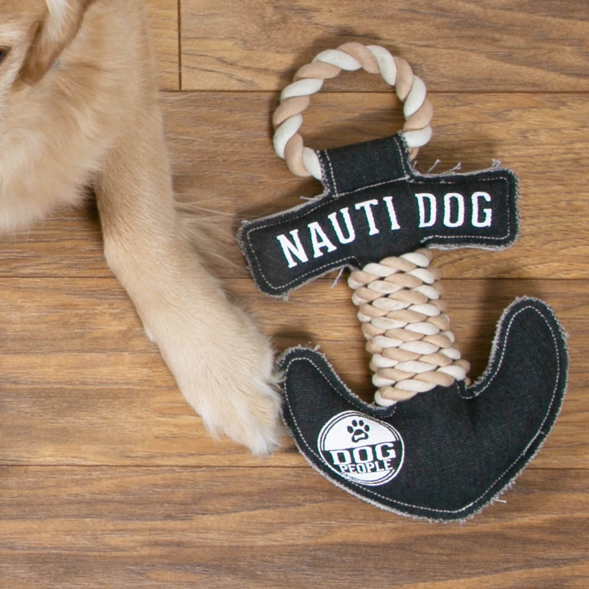 Pavilion - Wholesale Touwspeeltje - Hond - Nauti Dog - 30 cm canvas hondenknuffel met touw5