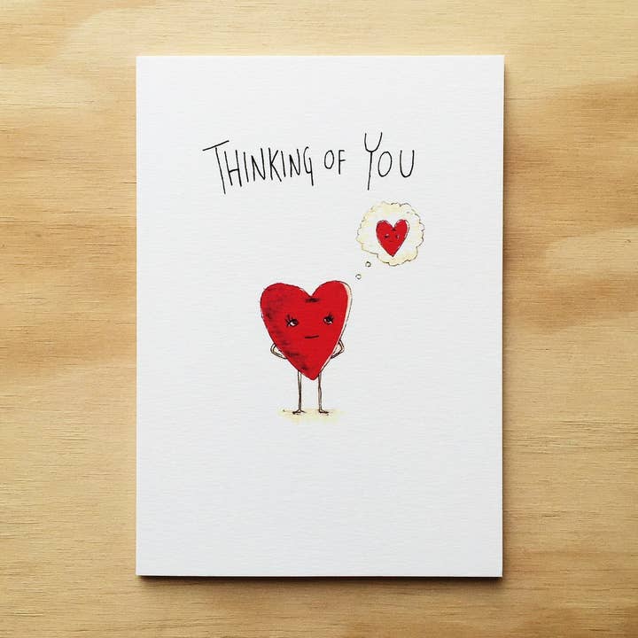 Well Drawn - Wholesale Thinking of you card - Thinking of You0