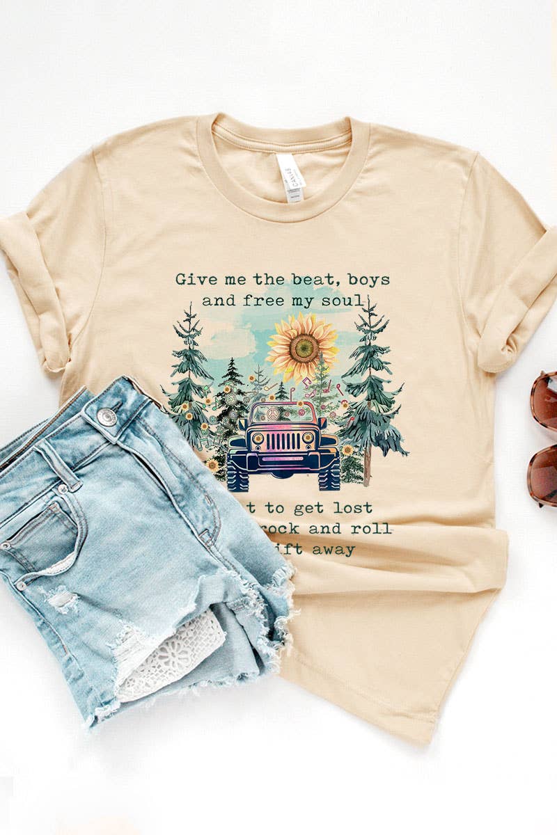 COLORBEAR - Vente T-shirt à imprimés – unisexe - DONNEZ-MOI LE RYTHME T-SHIRT UNISEXE À MANCHES COURTES3