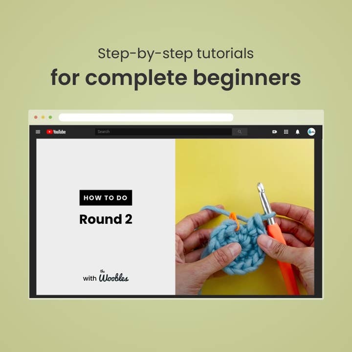 The Woobles - Wholesale Knitting/Crochet Supplies - Felix the Fox Beginner Crochet Kit6