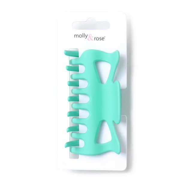 Inca UK – wholesale Hair clip – Women’s – Recycled matt finish plastic clamp. 9cm1