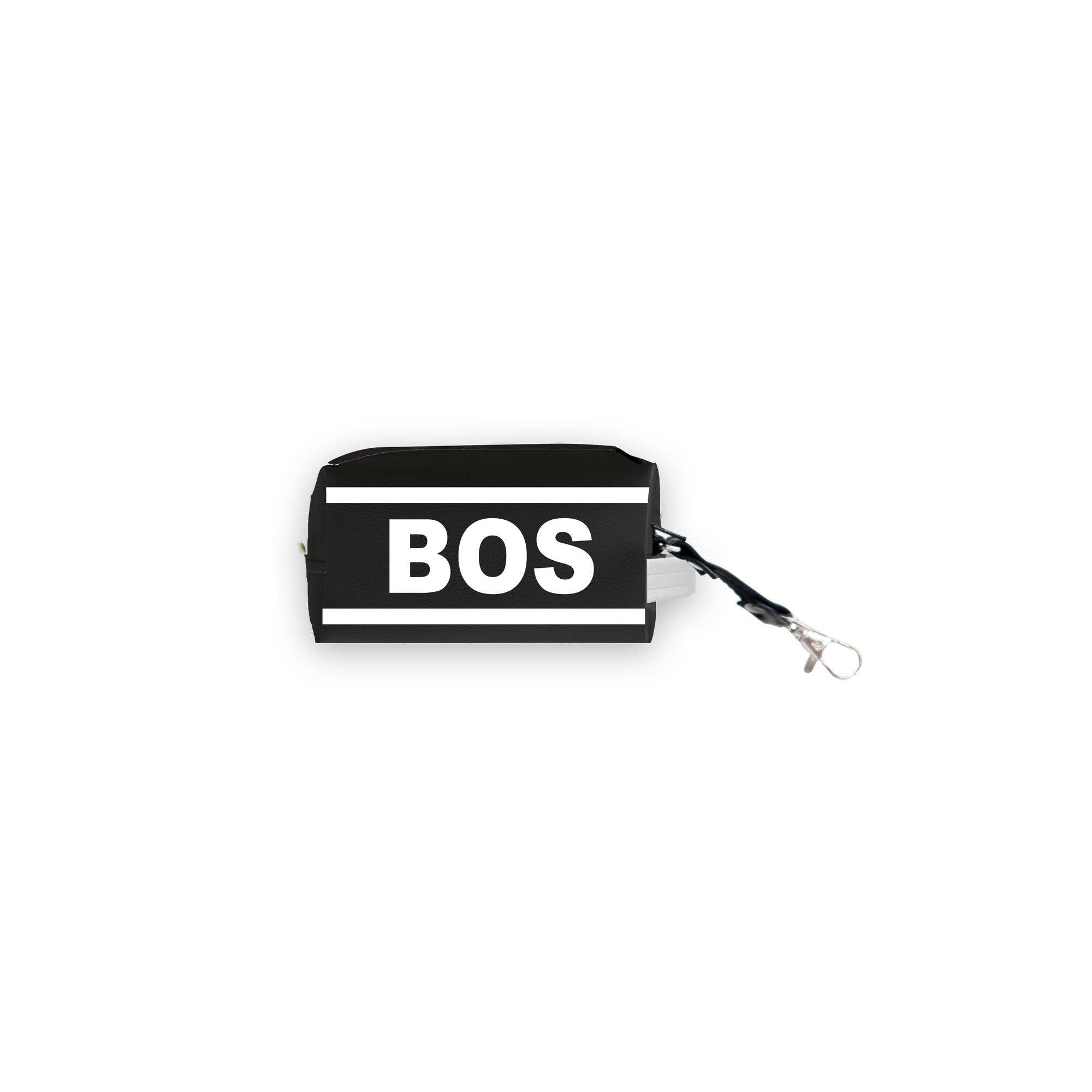 Anne Cate - Wholesale Keychain - Unisex - BOS (Boston) City Abbreviation Multi-Use Mini Bag Keychain
