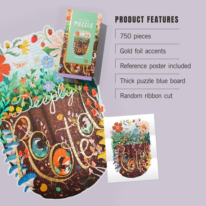 Lantern Press - Wholesale Puzzle - Adult - 750 PIECE PUZZLE, Deeply Rooted, Firelight
