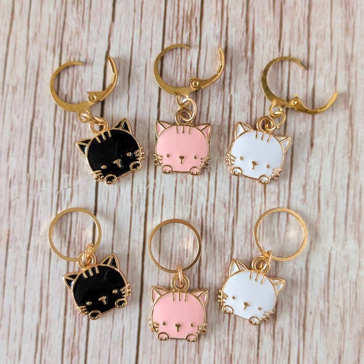 Hello Kim - Kim Chui - Wholesale Knitting/Crochet Supplies - Little Cats #5 - Mix of Closed and Removable Rings9