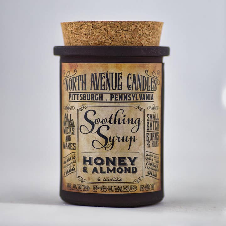 The Apothecary / Soothing Syrup / Honey Almond for wholesale by North Ave Candles