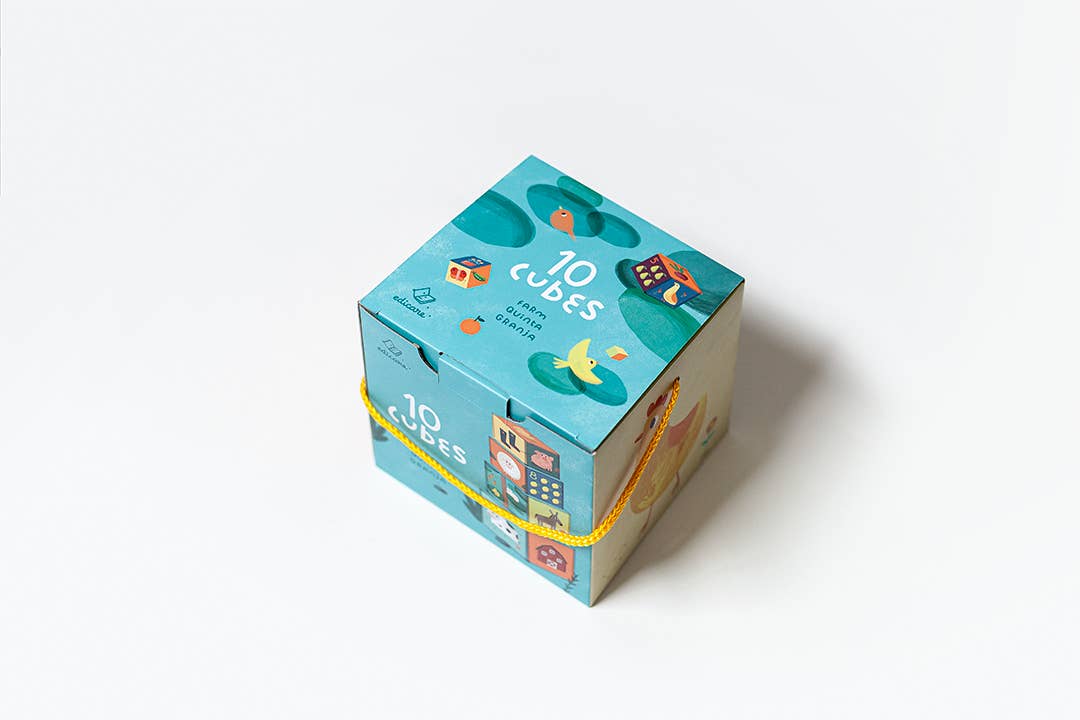 Edicare Editora, Lda. - Wholesale Stacking Game - 10 STACKING CUBES