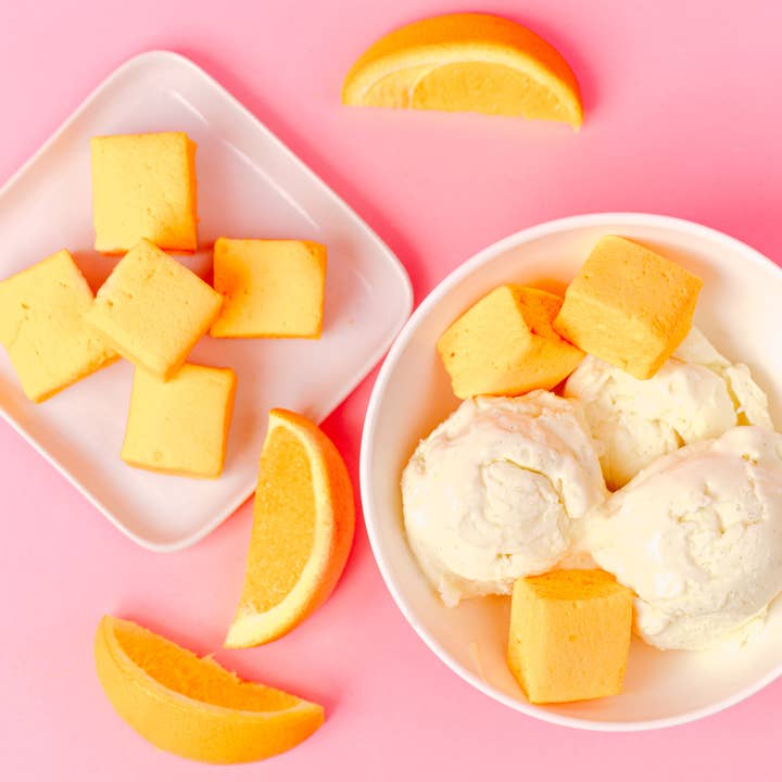 XO Marshmallow - Wholesale Marshmallow - Creamsicle Marshmallows / Gluten Free / Nut Free / Candies2