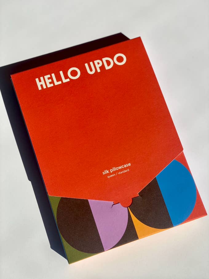 Funda de almohada de seda. para venta al por mayor de Hello Updo